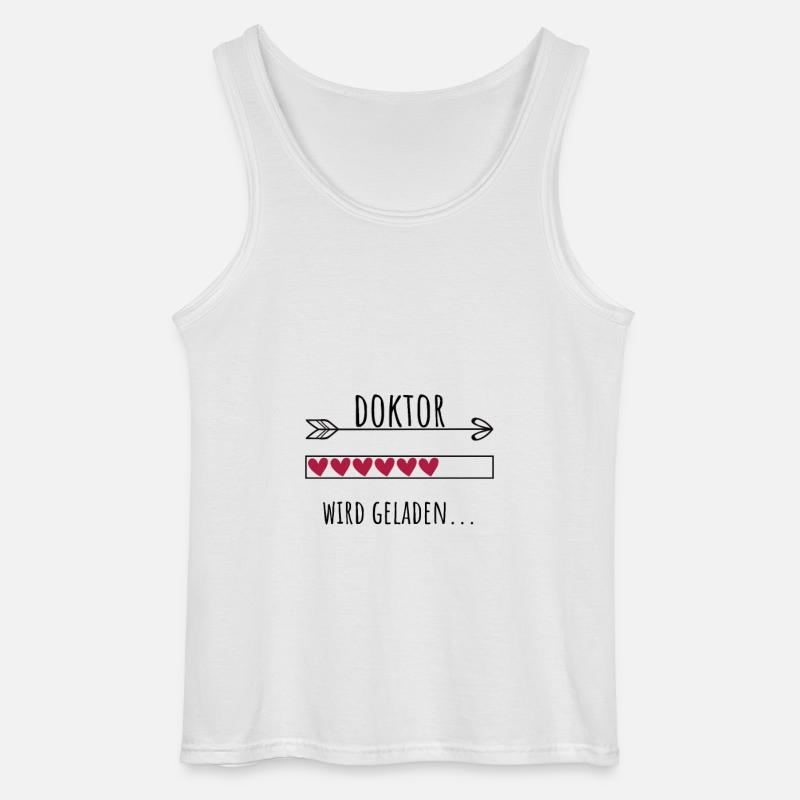Doktor Personalisierter Beruf Mädchen - Gildan Männer Tank Top - Weiß