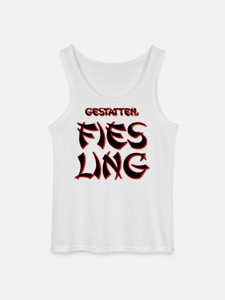 Fies Ling - Gildan Männer Tank Top - Weiß