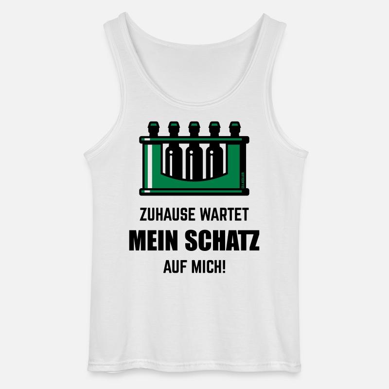 XGrüner Schatz - Gildan Männer Tank Top - Weiß