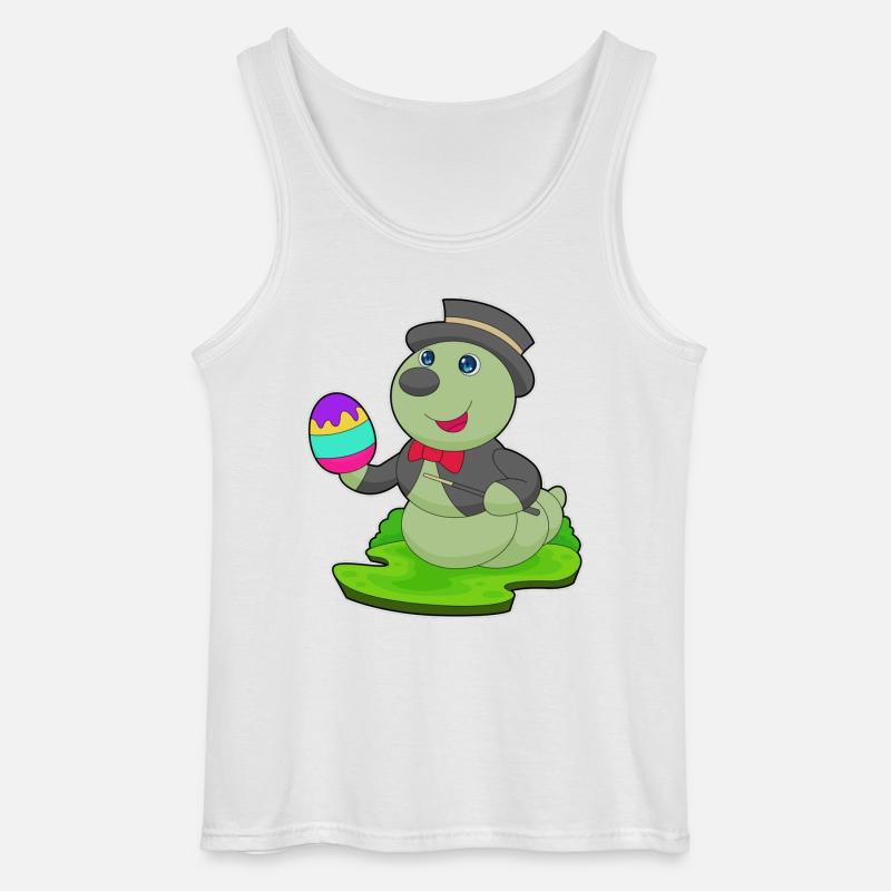 Raupe Ostern Zauberer - Gildan Männer Tank Top - Weiß