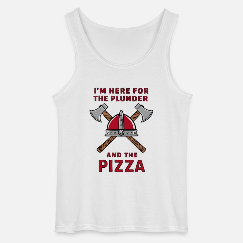 Viking Plunder - Gildan Männer Tank Top - Weiß
