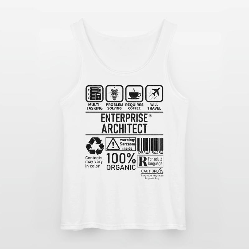 Enterprise Architect multi tasking problem solving Gildan Männer Tank Top