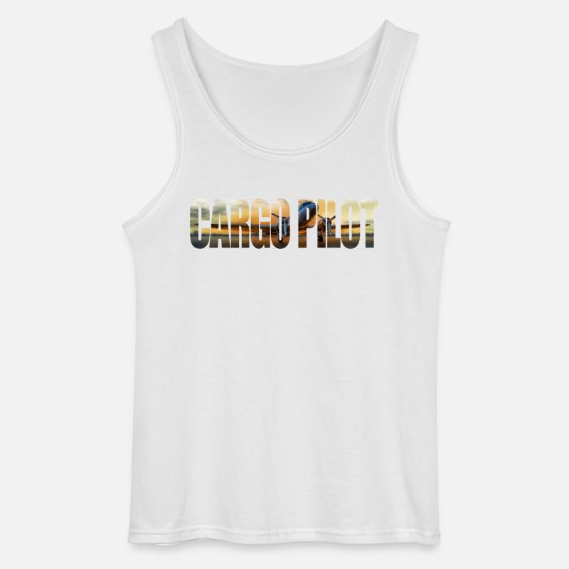 Cargo pilot DC-3 - Gildan Männer Tank Top - Weiß