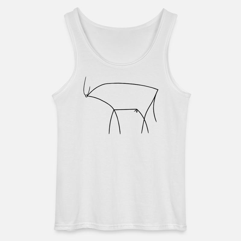 Bull - Gildan Men’s Tank Top - white