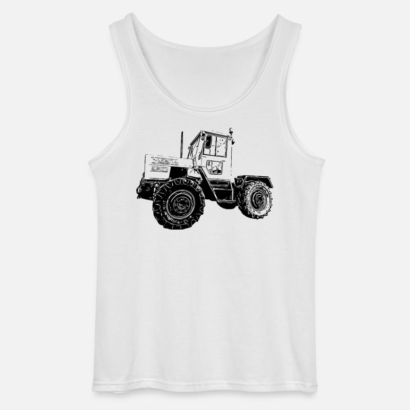 Kraft auf vier Rädern - Gildan Männer Tank Top - Weiß