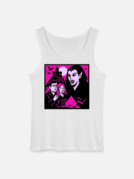 Vampire Countess - Gildan Men’s Tank Top - white