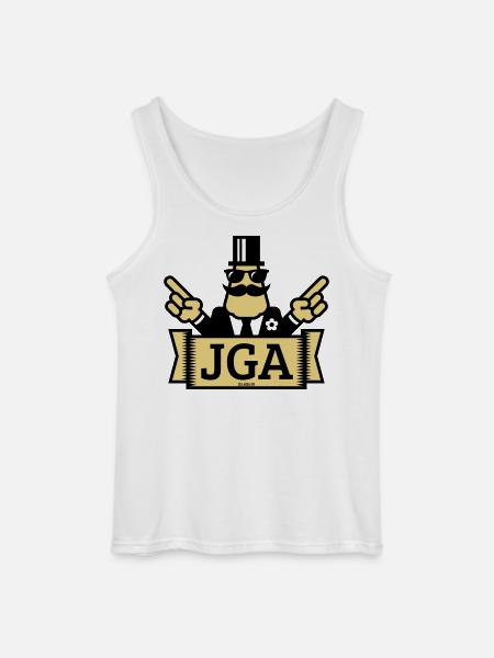 JGA Handzeichen (Junggesellenabschied / 2C) - Gildan Männer Tank Top - Weiß