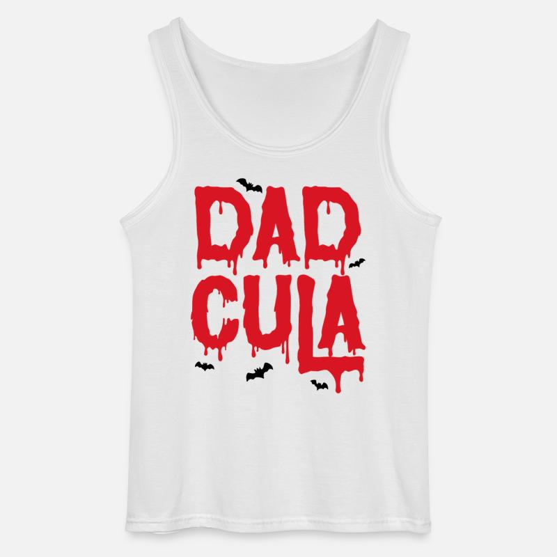 dadcula - Gildan Männer Tank Top - Weiß