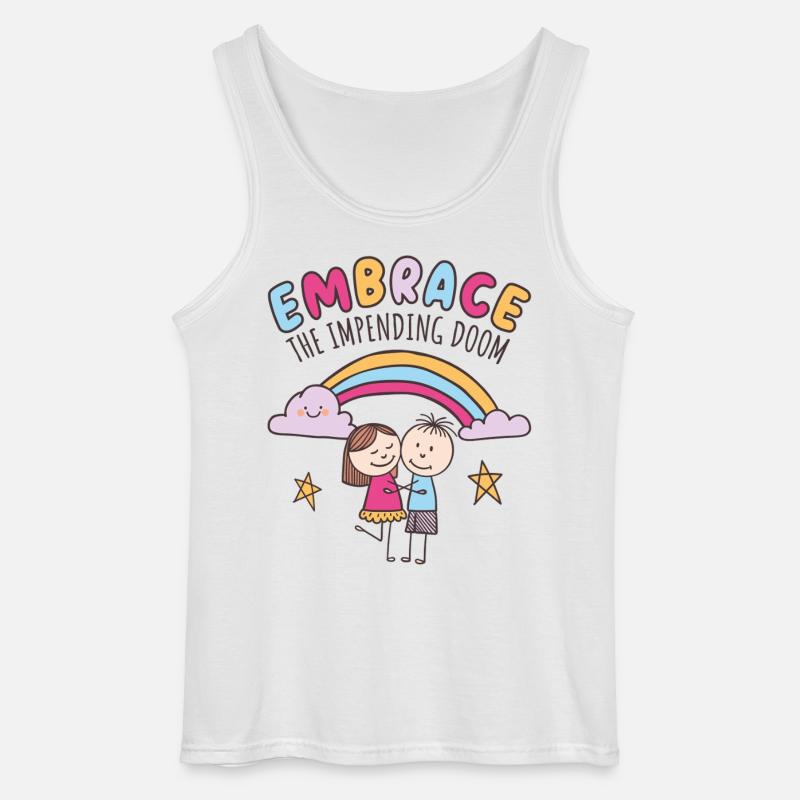Umarme das drohende Unheil - Gildan Männer Tank Top - Weiß