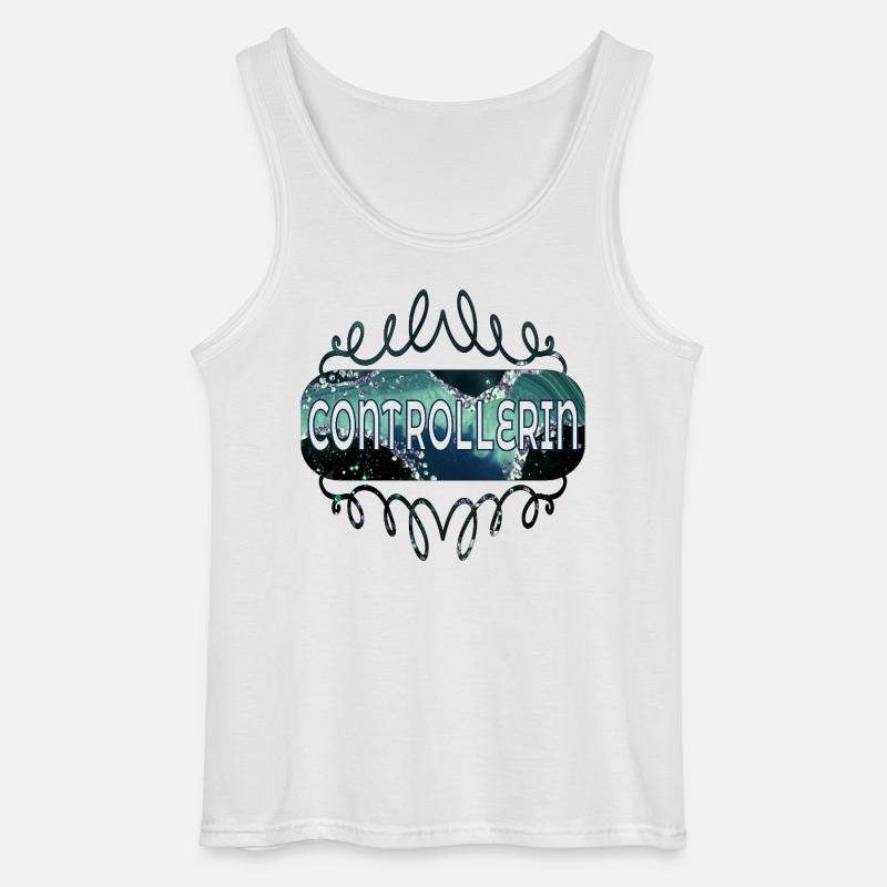 CONTROLLERIN - Gildan Männer Tank Top - Weiß