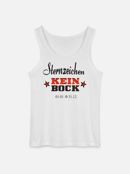 Sternchen Kein Bock Jahreskalender - Gildan Männer Tank Top - Weiß