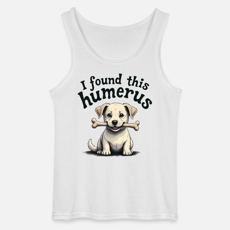 I found this humerus - Gildan Men’s Tank Top - white