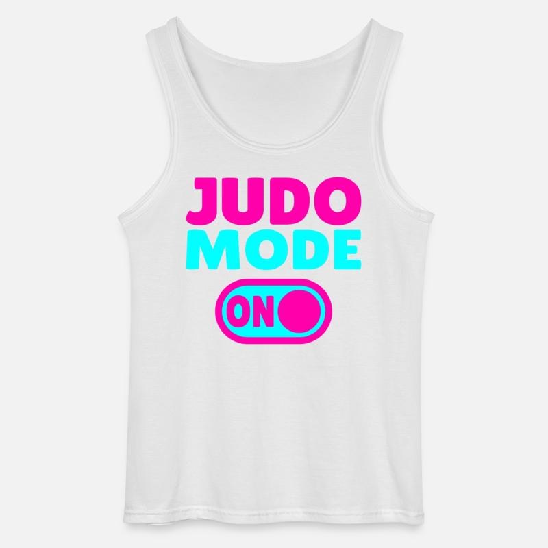 Judo Mode ON – Stärke, Disziplin & Kampfgeist - Gildan Männer Tank Top - Weiß