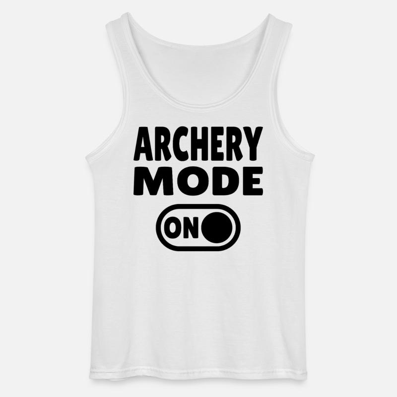Archery Mode ON - Gildan Männer Tank Top - Weiß