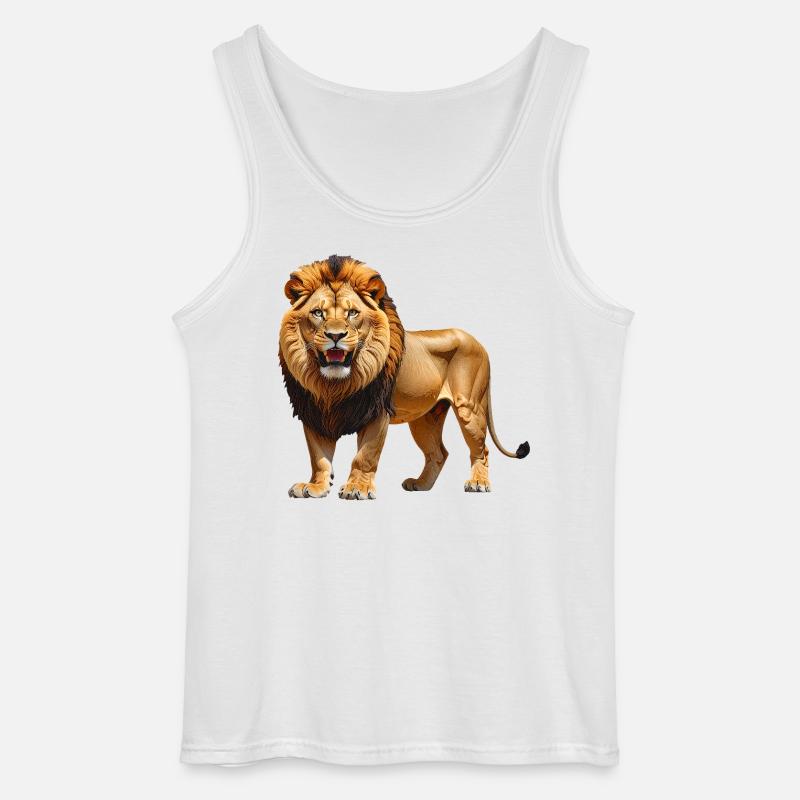 Loewe - Gildan Männer Tank Top - Weiß