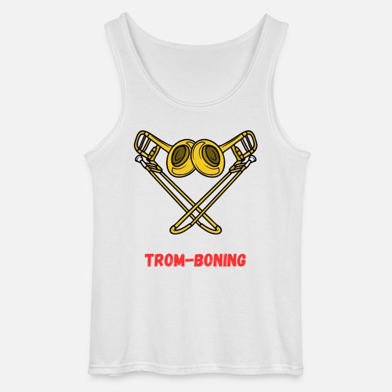 Trom-Beinen - Gildan Männer Tank Top - Weiß