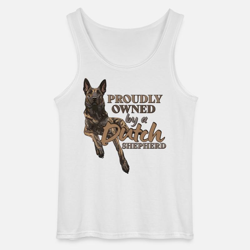 Dutch Shepherd – Dutchie - Gildan Männer Tank Top - Weiß
