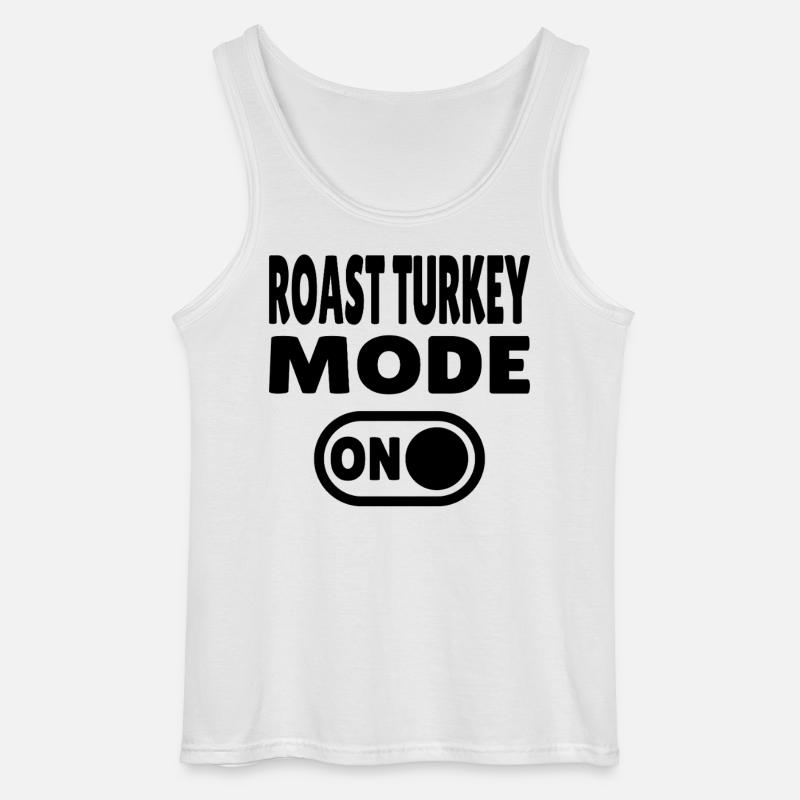 Roast Turkey Mode ON - Gildan Männer Tank Top - Weiß