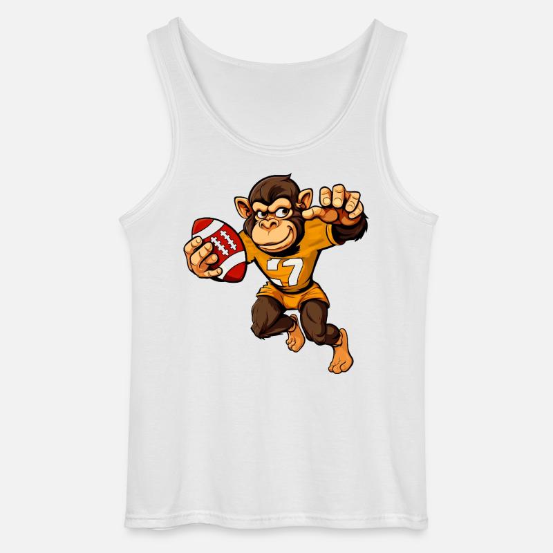 Monkeys Rugby - Gildan Men’s Tank Top - white