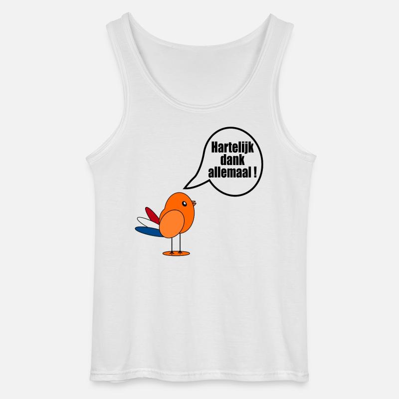 Niederländisch Vielen Dank Euch - Gildan Männer Tank Top - Weiß