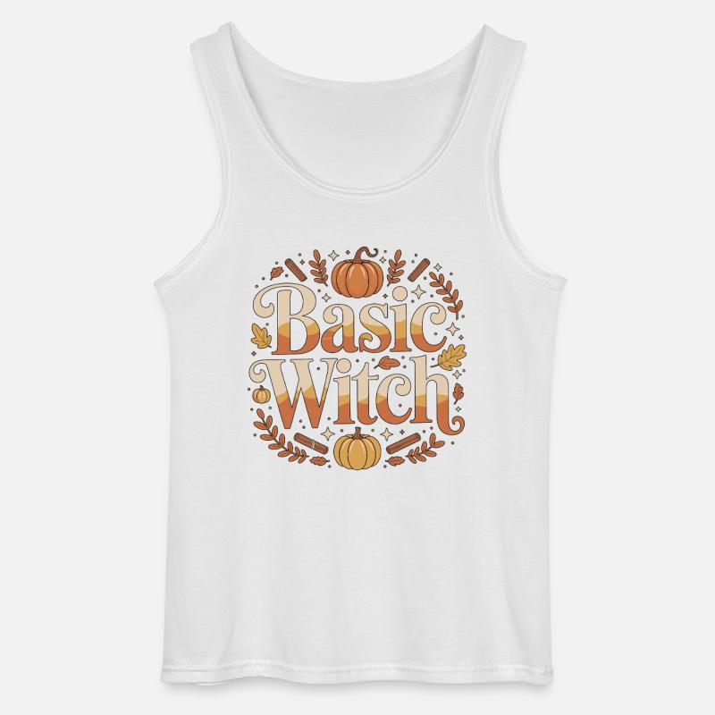 Witchcraft Basic Witch Enchanted Tarot Reading - Gildan Männer Tank Top - Weiß