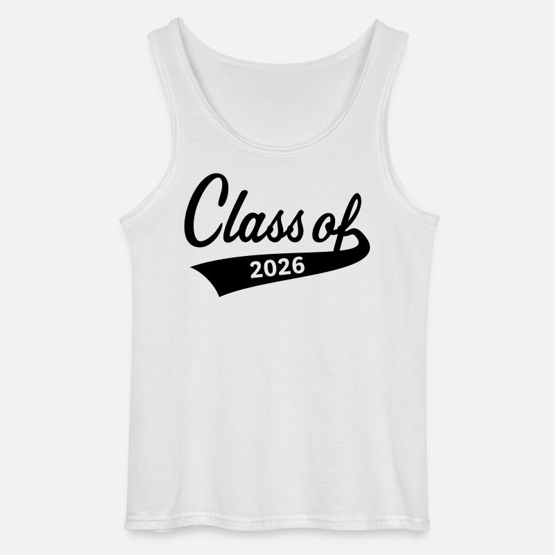 Class Of 2026 (Abschlussklasse Schulabschluss B) - Gildan Männer Tank Top - Weiß