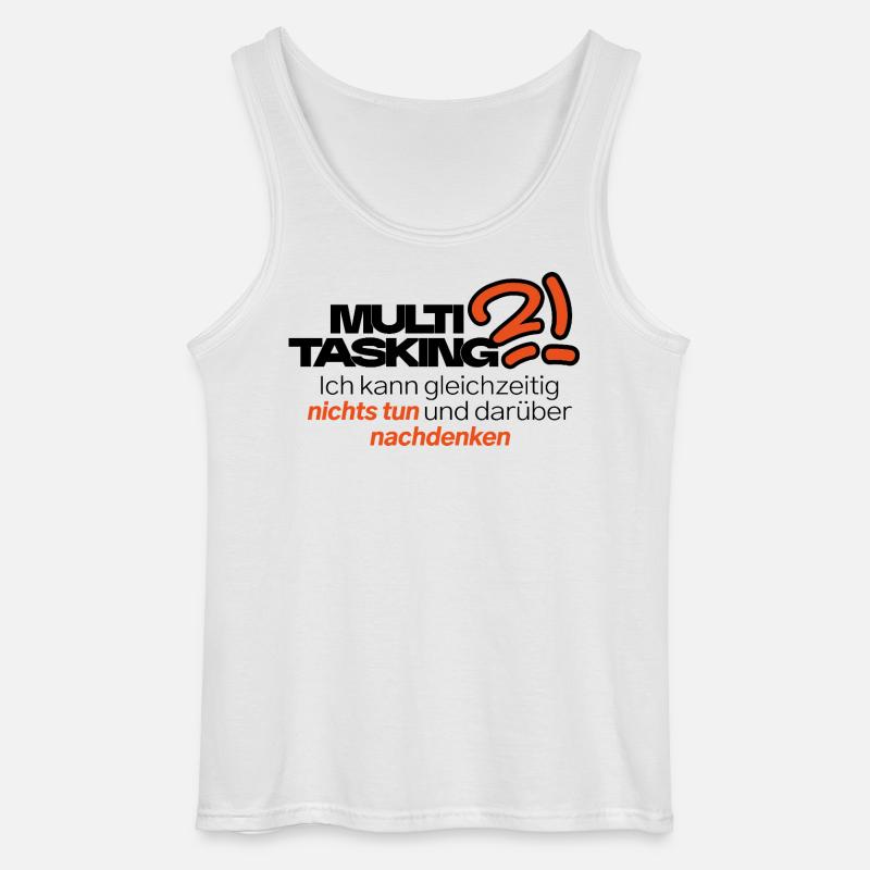 Multitasking mit Stil - Gildan Männer Tank Top - Weiß