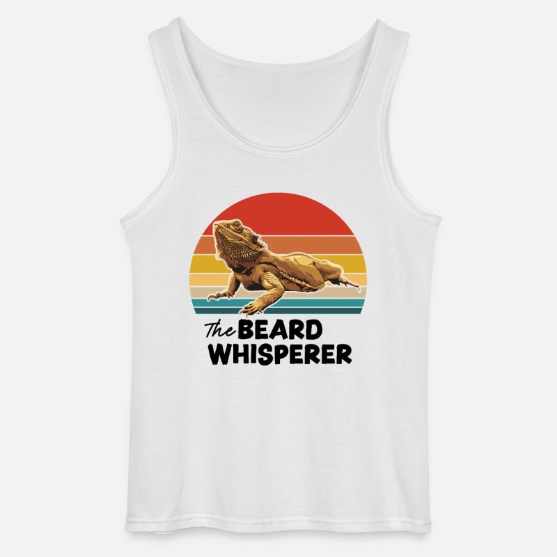 Der Bartflüsterer - Gildan Männer Tank Top - Weiß