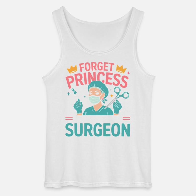 Ich will Chirurgin werden - Gildan Männer Tank Top - Weiß