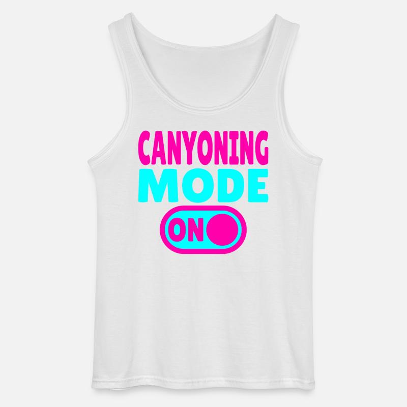 Canyoning Mode ON – Schalter auf Adrenalin - Gildan Männer Tank Top - Weiß