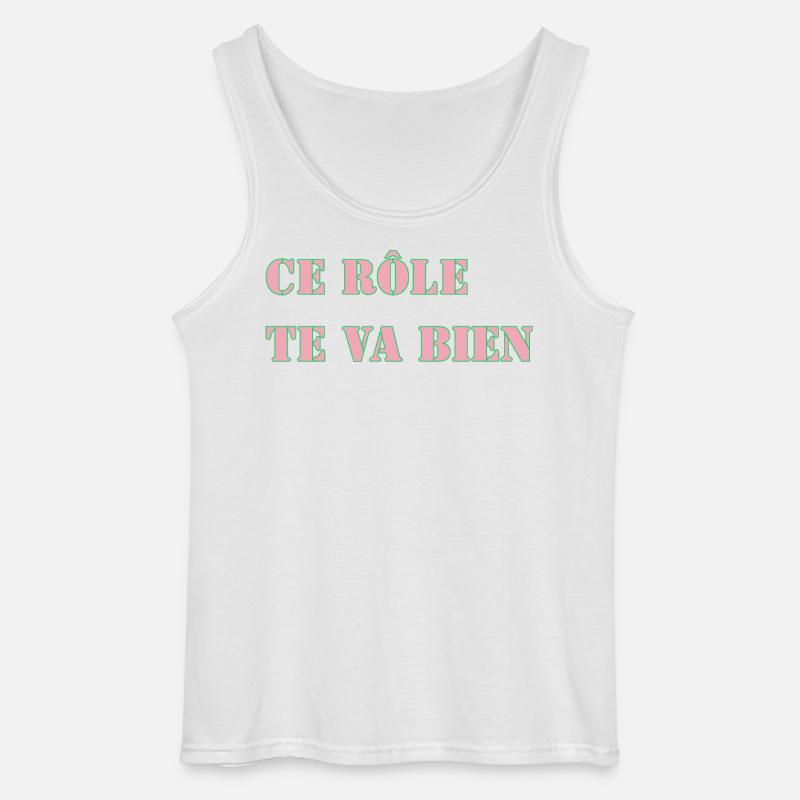DIESE ROLLE PASST GUT ZU DIR - Gildan Männer Tank Top - Weiß