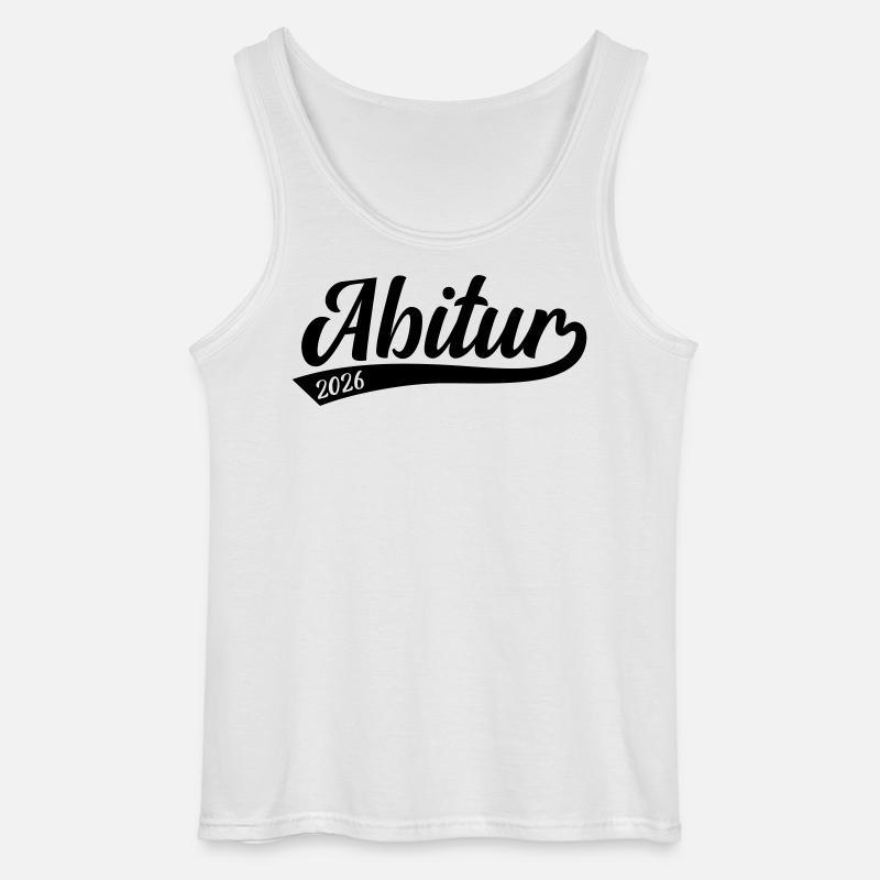 Abitur Abi 2026 - Gildan Männer Tank Top - Weiß