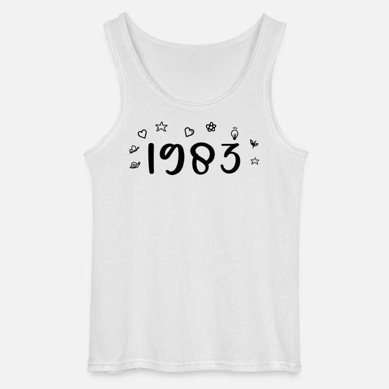 1983 Jubiläum 1983 Retro 1983 - Gildan Männer Tank Top - Weiß
