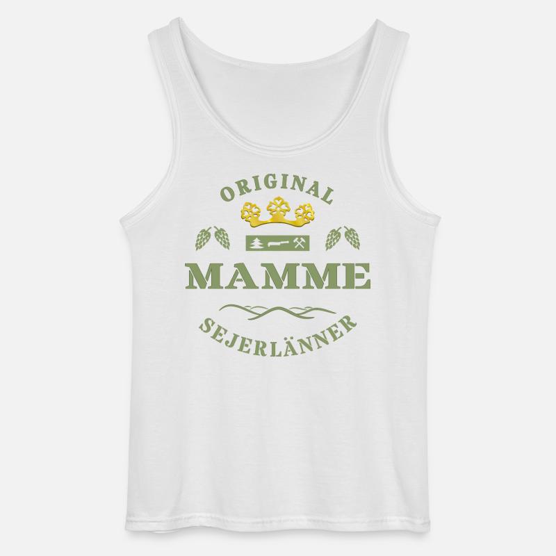 Sejerlänner Mamme Siegerländer Mutter Krönchen - Gildan Männer Tank Top - Weiß