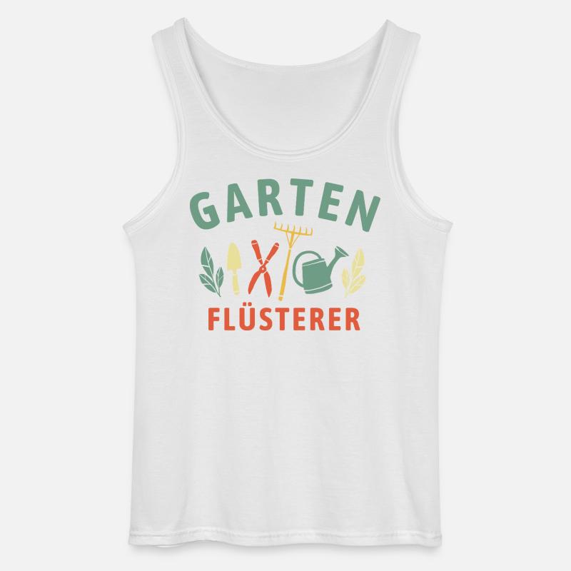 Garten Flüsterer - Retro Gärtner Natur - Gildan Männer Tank Top - Weiß