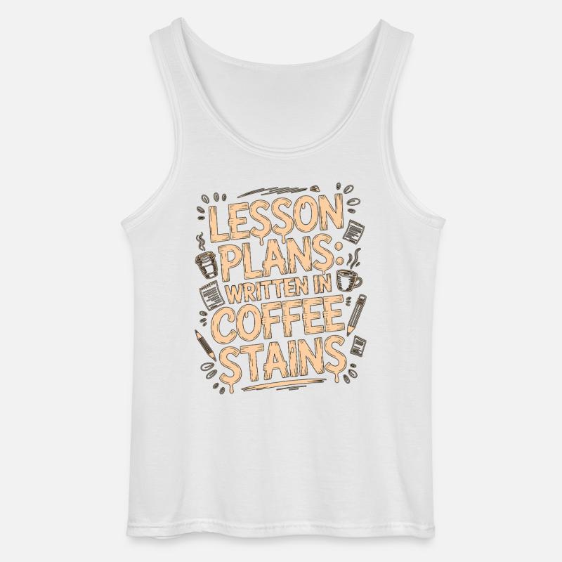 Elementary Teacher Lesson Plans Primary Teacher - Gildan Männer Tank Top - Weiß
