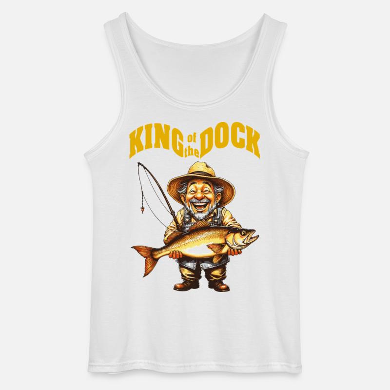 KingOTD - Gildan Männer Tank Top - Weiß