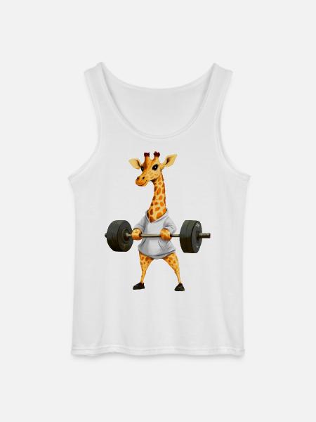 Giraffe Sport - Gildan Männer Tank Top - Weiß