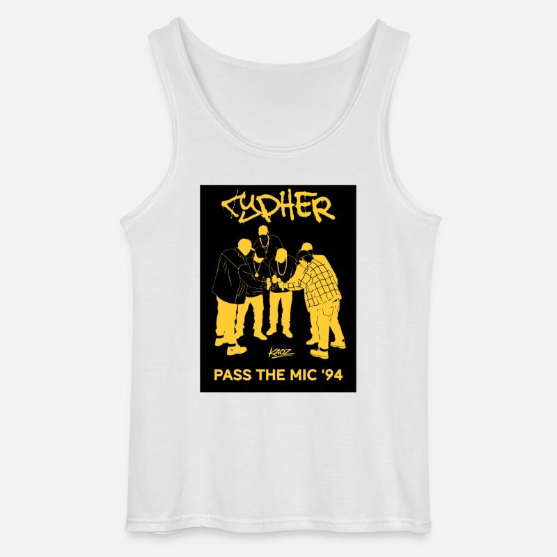 Pass the Mic ’94 – Circle - Gildan Männer Tank Top - Weiß
