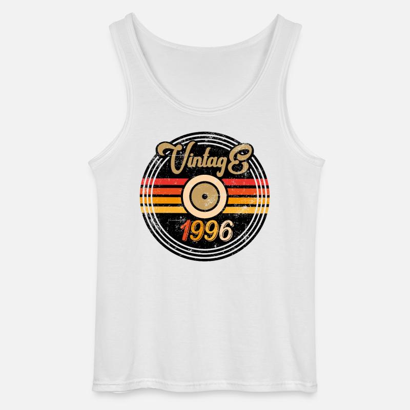 Årgang 1996 - Gildan tanktop til mænd - hvid