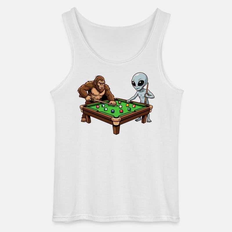 Billard Profi Design – Snooker & Pool Billard - Gildan Männer Tank Top - Weiß