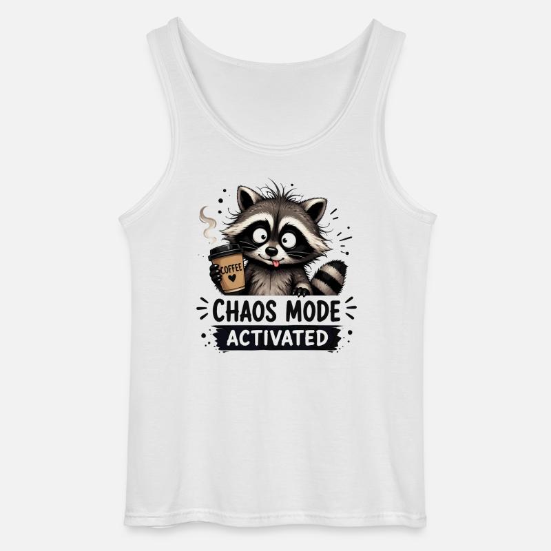 Mayhem Mode Enabled - Gildan Men’s Tank Top - white