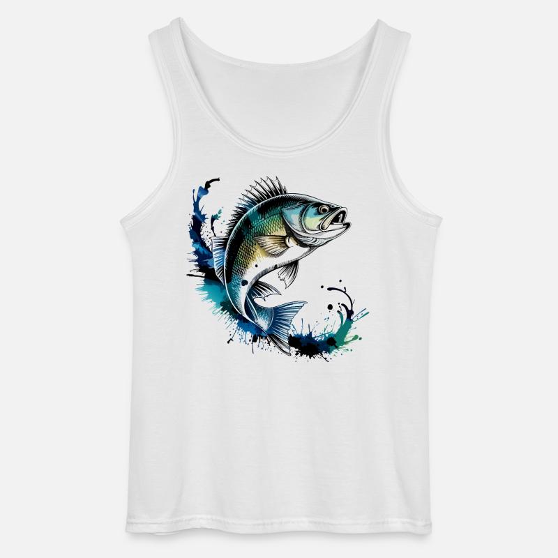 Barsch Design - Gildan Männer Tank Top - Weiß