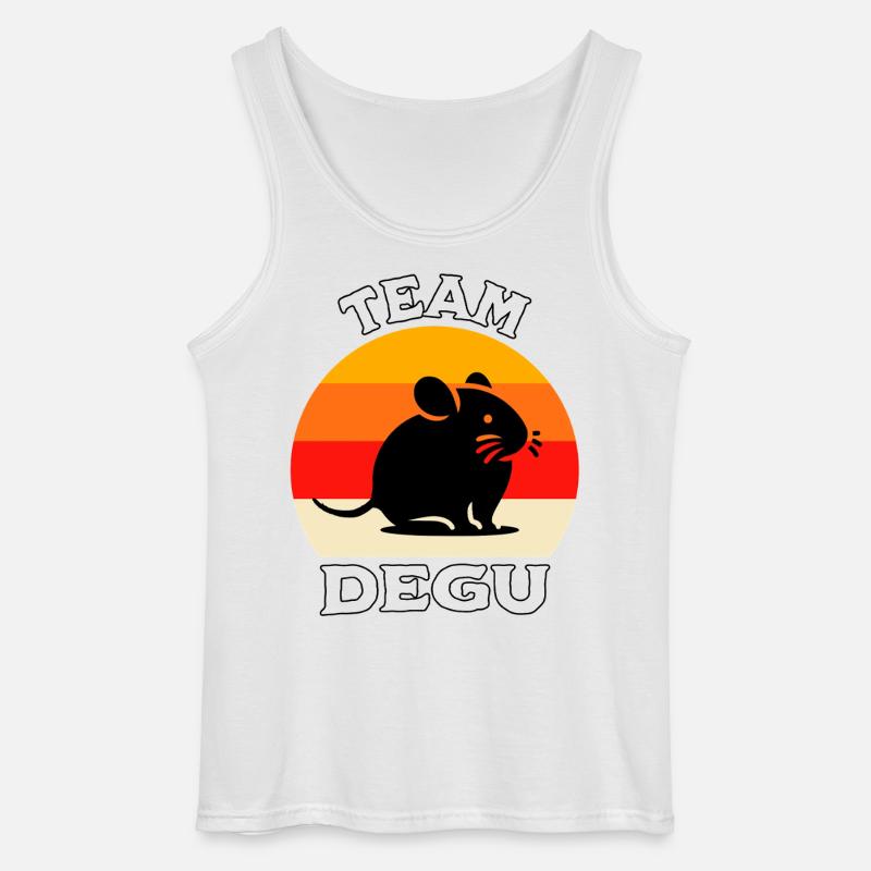 Team Degu - Gildan Männer Tank Top - Weiß