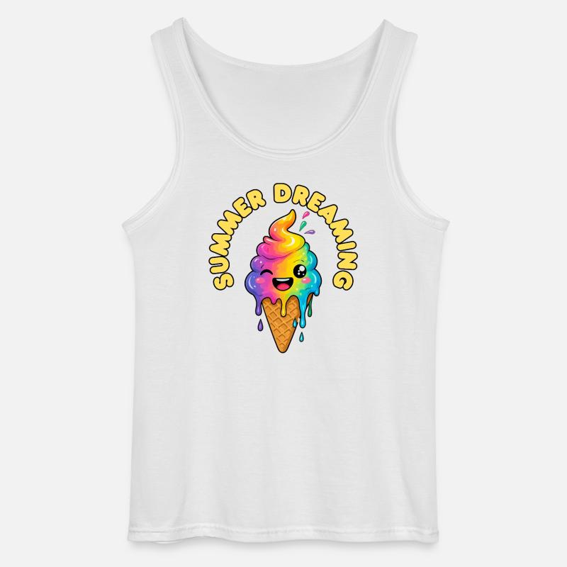 Summer Dreaming - Gildan Männer Tank Top - Weiß