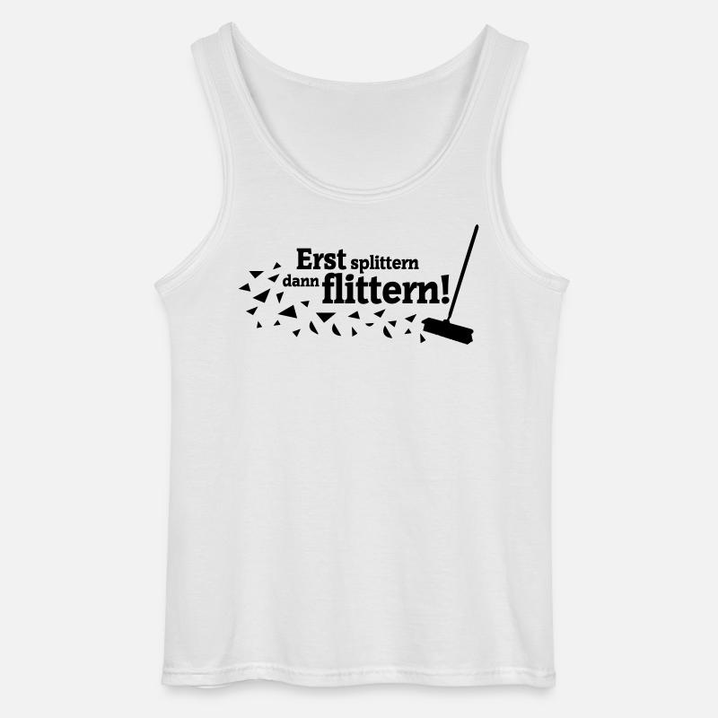 Polterabend Spruch - Gildan Männer Tank Top - Weiß