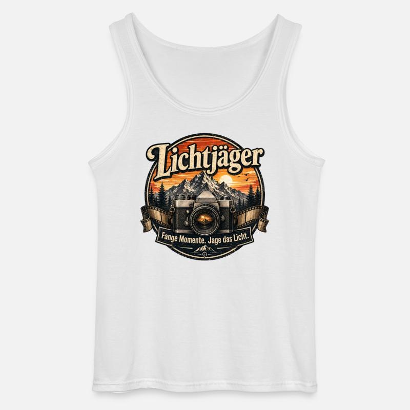 Lichtjäger - Gildan Männer Tank Top - Weiß