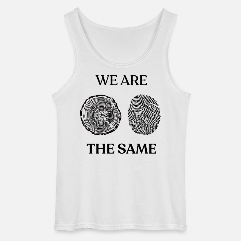We Are The Same - Gildan Men’s Tank Top - white