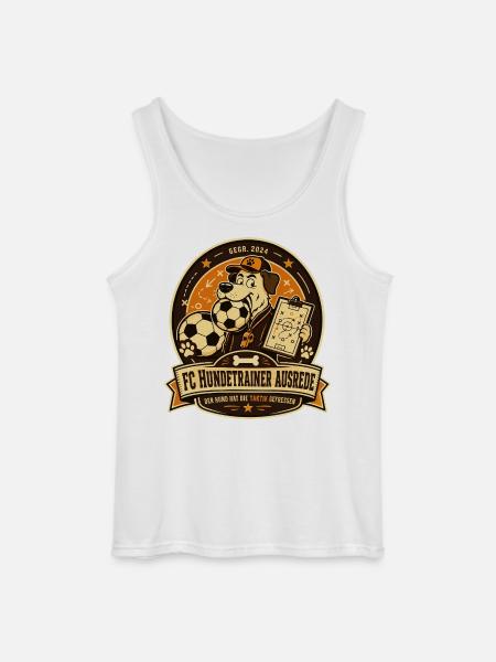 FC Hundetrainer Ausrede - Gildan Männer Tank Top - Weiß