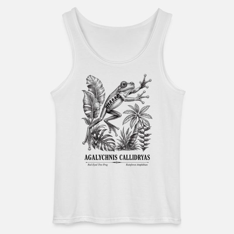 Rotäugige Laubfrosch-Regenwald - Gildan Männer Tank Top - Weiß